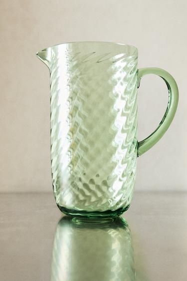 WAVY ACRYLIC JUG - Green by Zara
