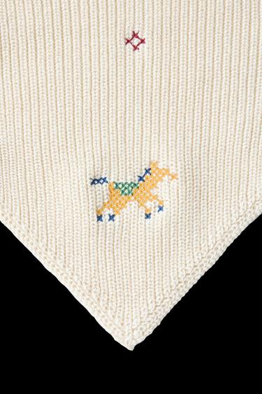 BANDANA PUNTO DETALLES PUNTO DE CRUZ - Crudo de Zara