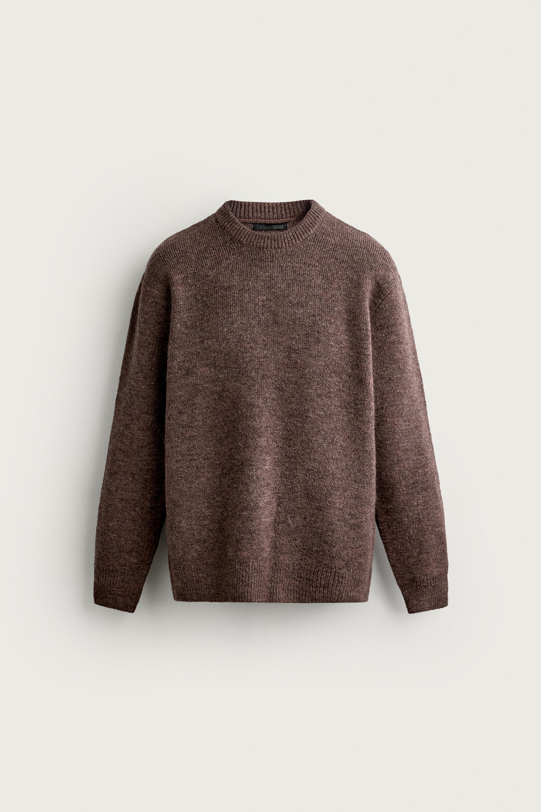 TEXTURED WOOL SWEATER