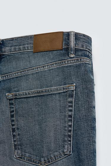 Zara BASIC SLIM FIT JEANS - Blue