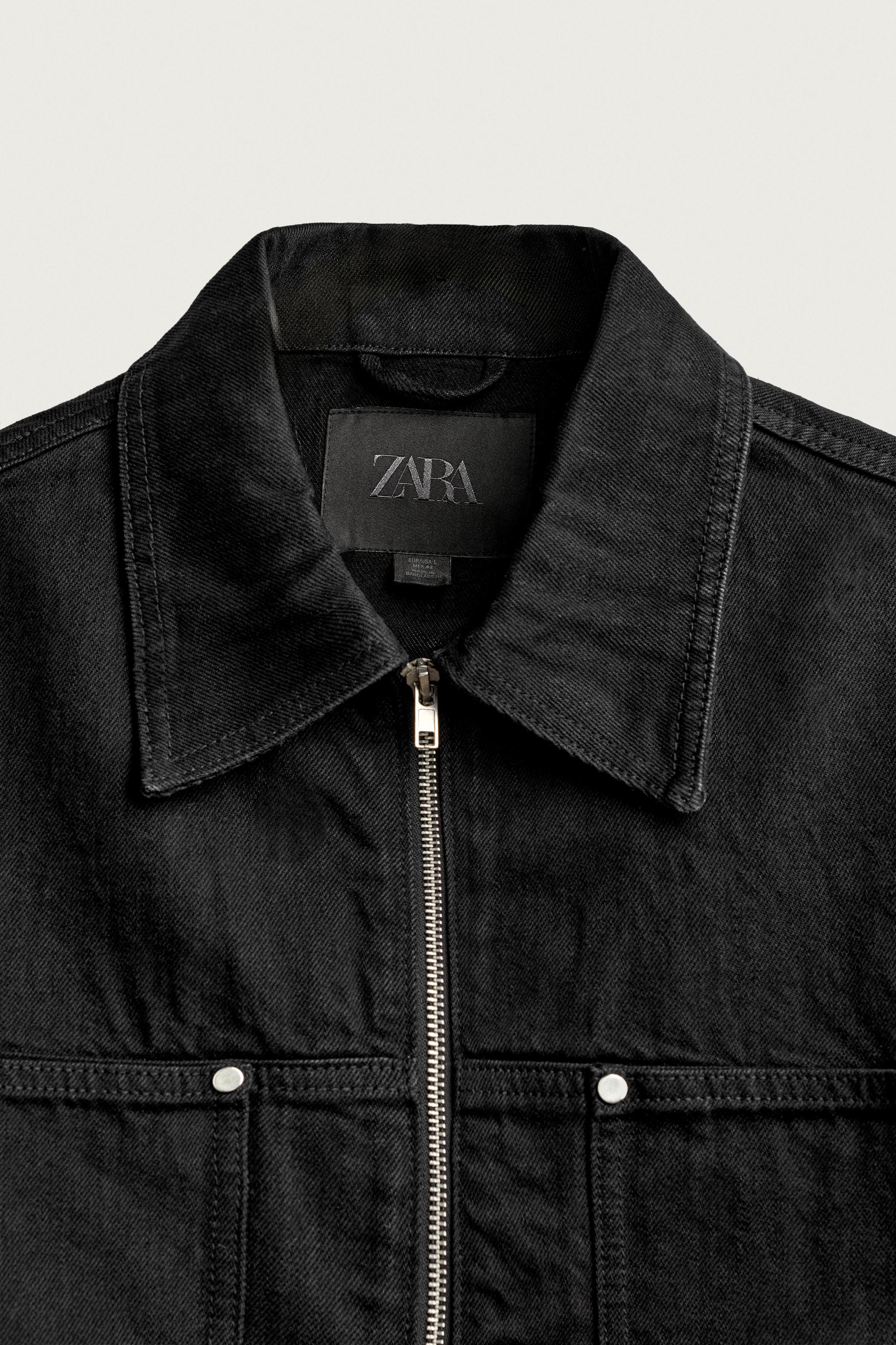 RELAXED FIT JACKET WITH RIVETS