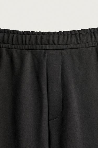 PANTALON DE JOGGING COUPE DÉCONTRACTÉE BASIQUE - Noir de Zara - Image 7
