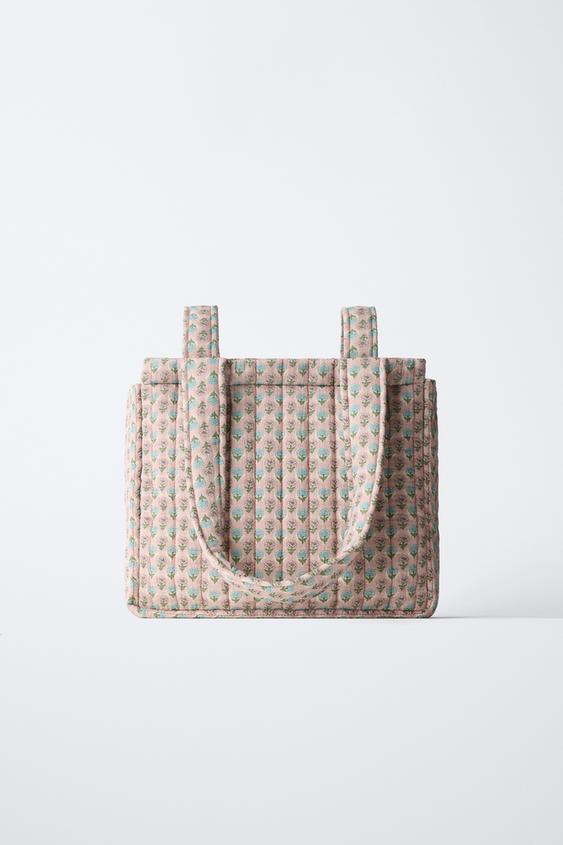 SAC DE MATERNITÉ À FLEURS - Rose de Zara - Image 5