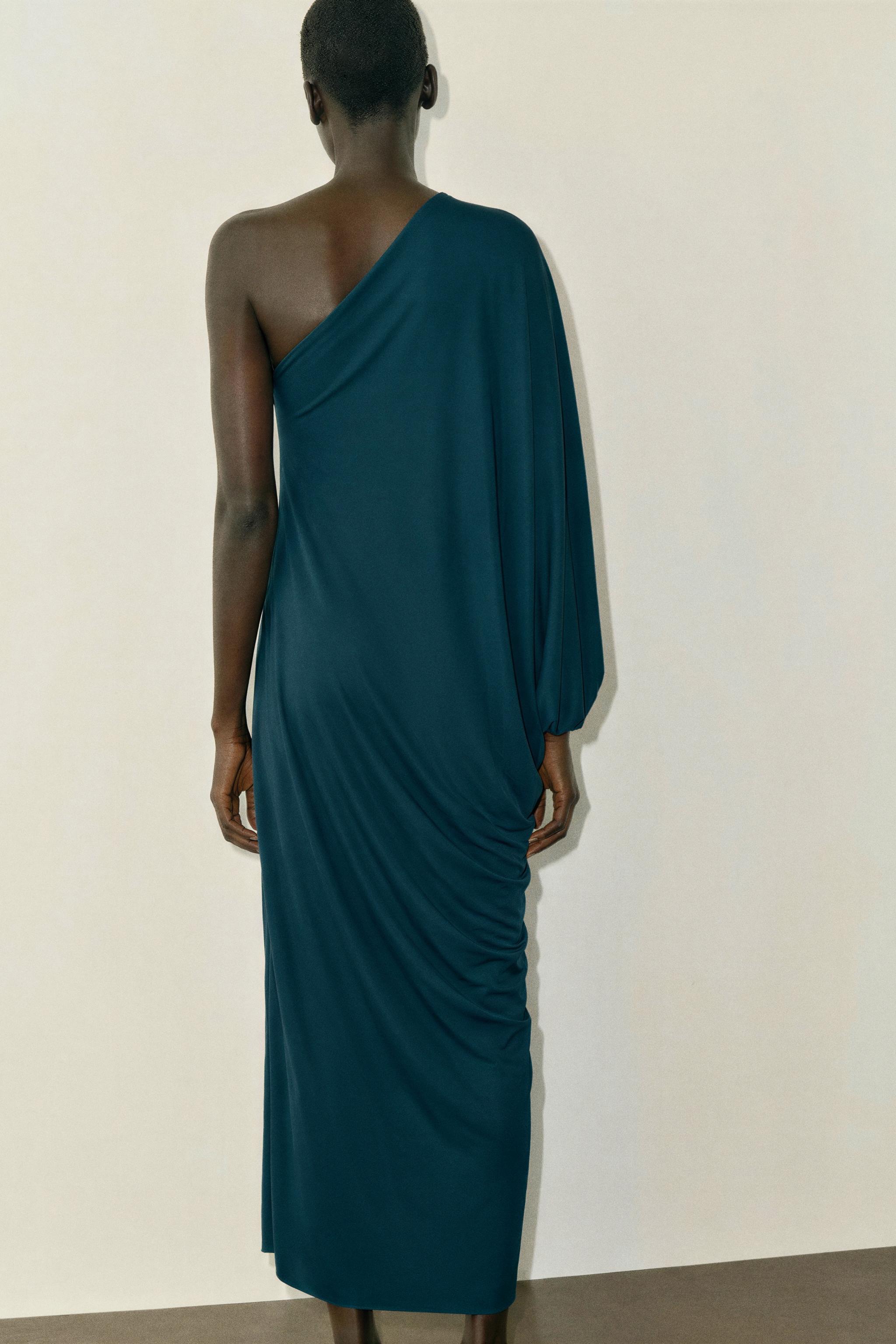 ASYMMETRICAL FLOWY DRESS