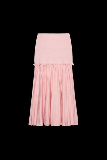 KOMBINIERTER STRICKROCK - Rosa von Zara - Bild 0
