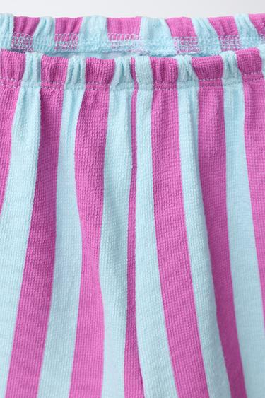 PYJAMA RAYURES ET INSCRIPTION (1,5-6 ANS) - Rose de Zara - Image 6