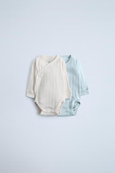 Zara TWO-PACK OF ADJUSTABLE BODYSUITS - Multicolored