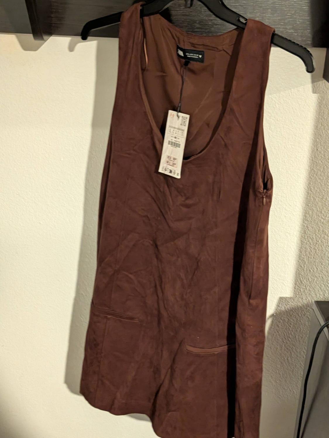FAUX SUEDE MINI DRESS - Image 5