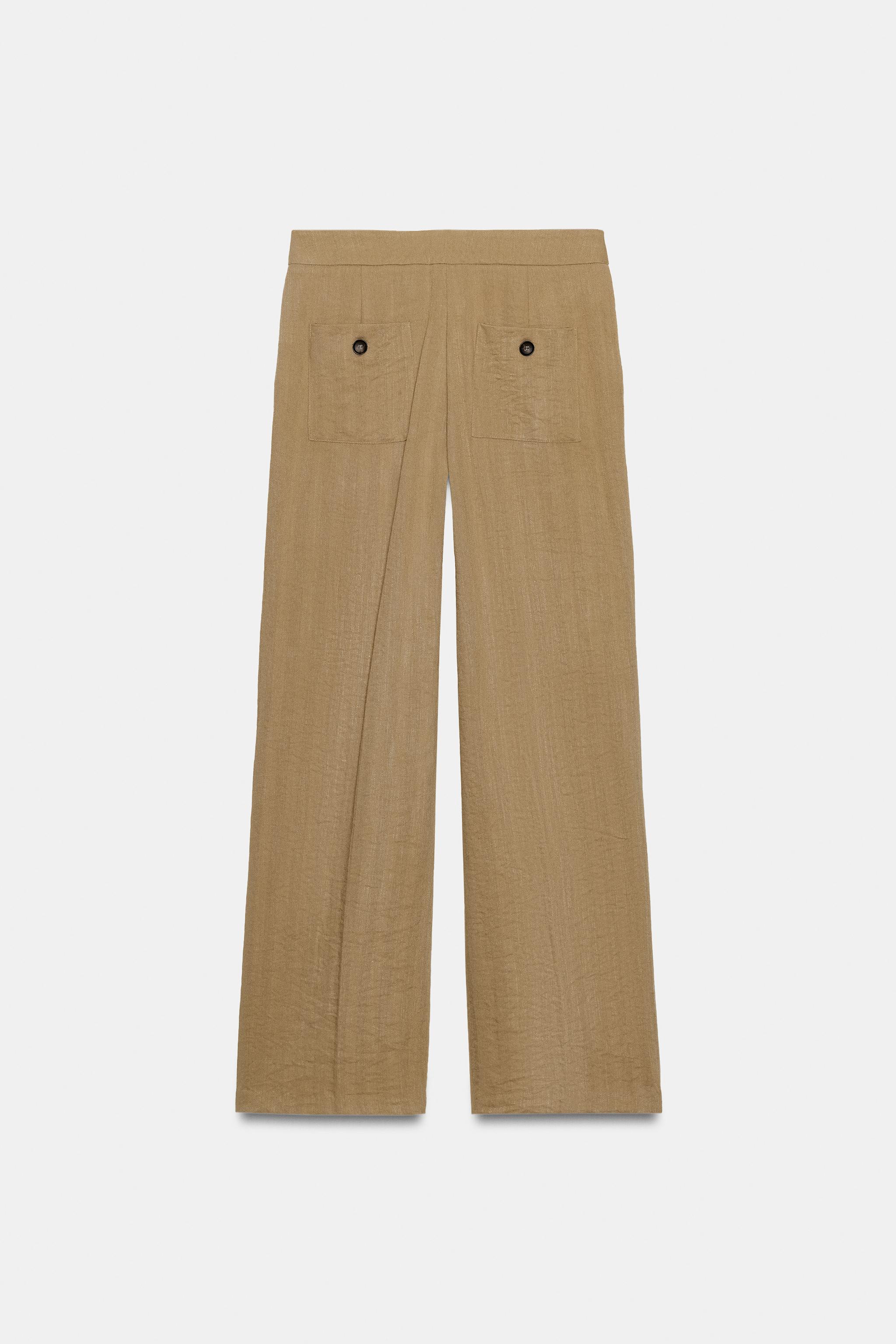 DİKİŞ DETAYLI STRAIGHT FIT PANTOLON - Görsel 9