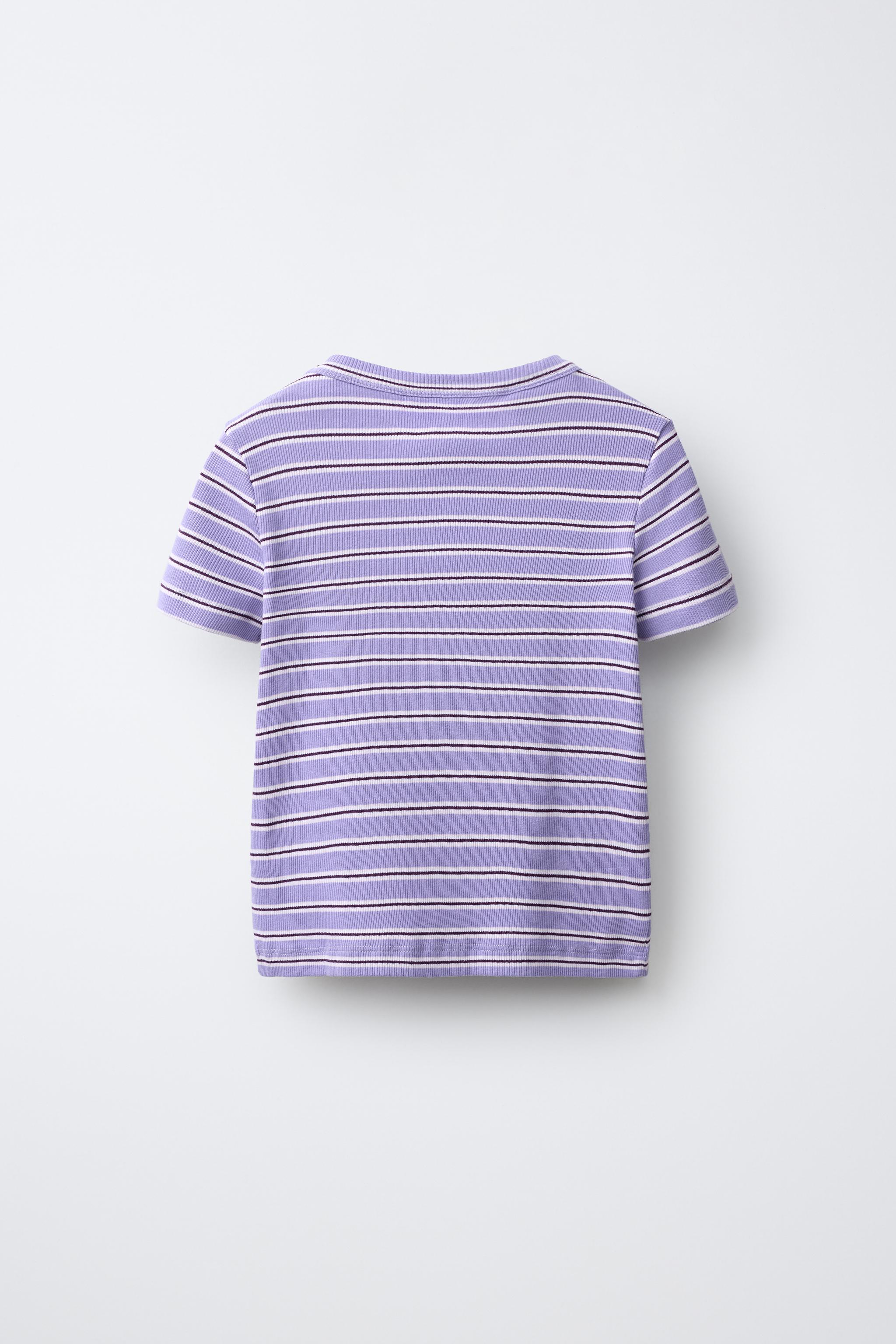 T-SHIRT RAYURES FRUIT OF THE LOOM™