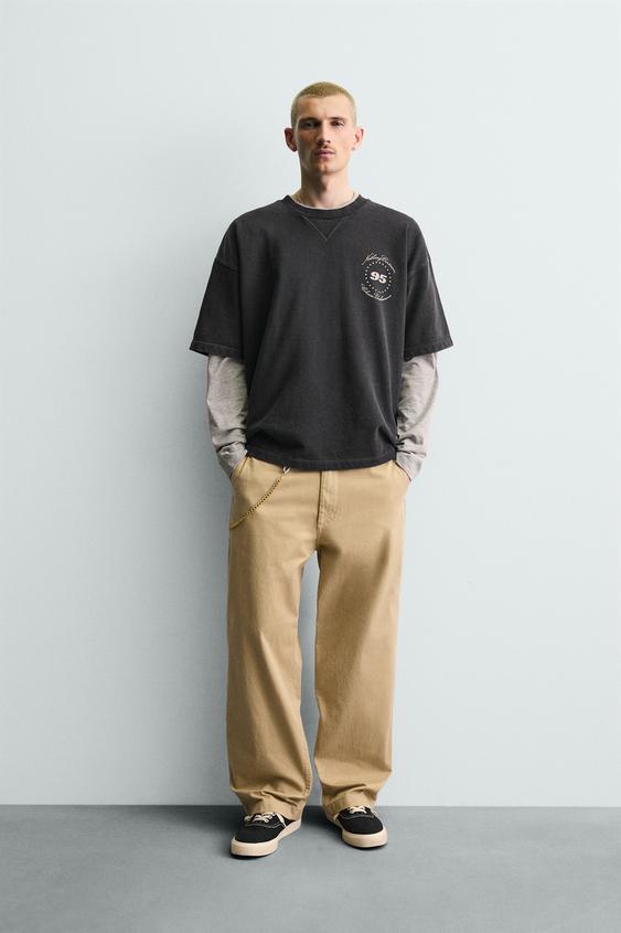 WASHED HORSES GRAPHIC SWEATSHIRT