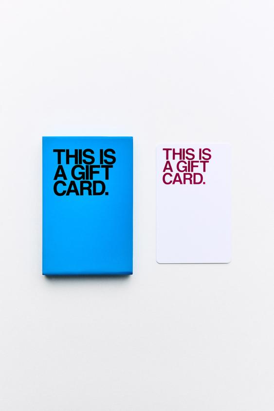 CARTE CADEAU - Bleu de Zara - Image 1