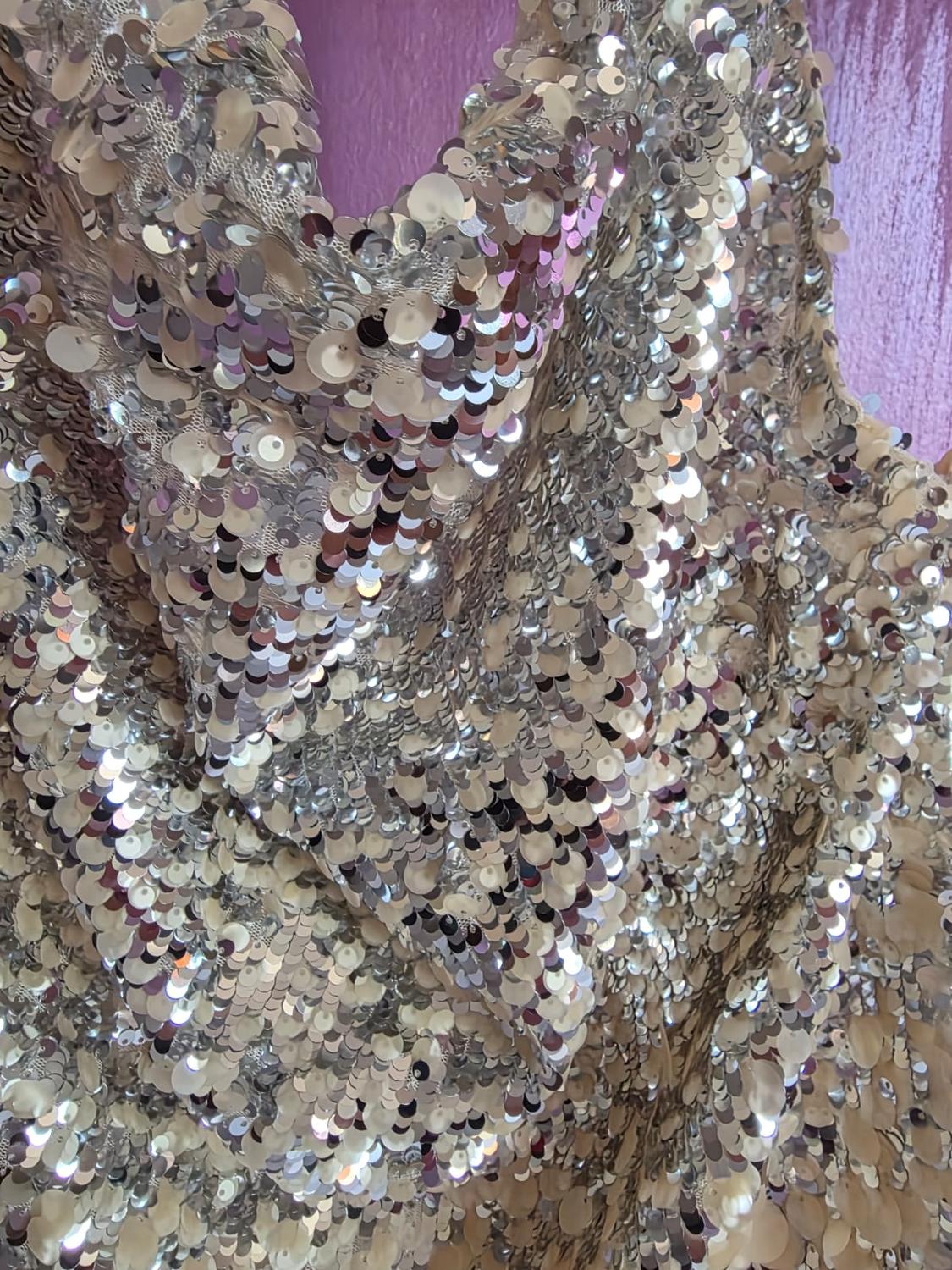 ZW COLLECTION SEQUIN HALTER DRESS - Image 6