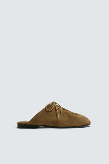 ZUECO PIEL SAMUEL DE SABOIA X ZARA - Marrón Arena de Zara