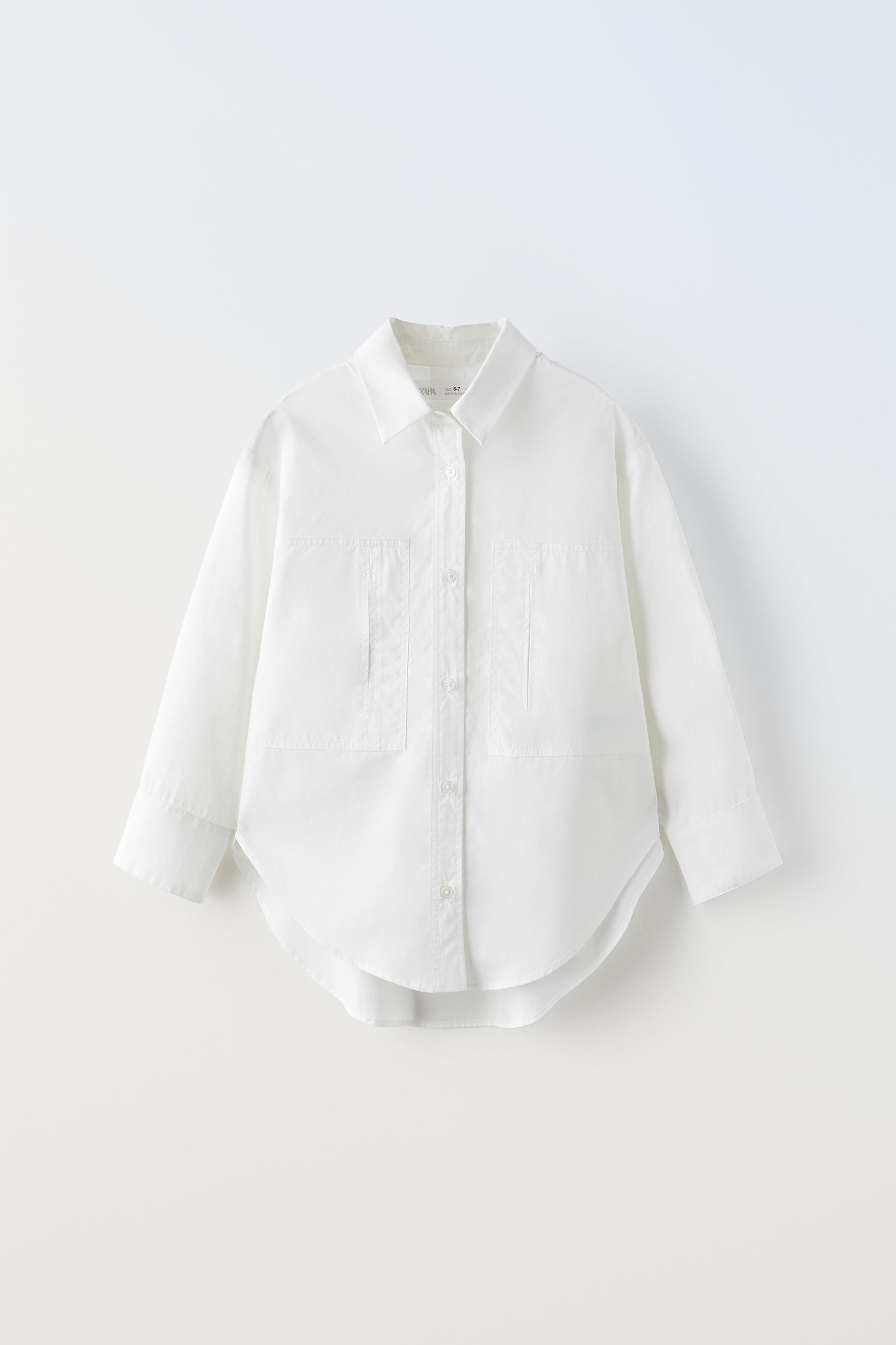 Zara camisa blanca outlet niño