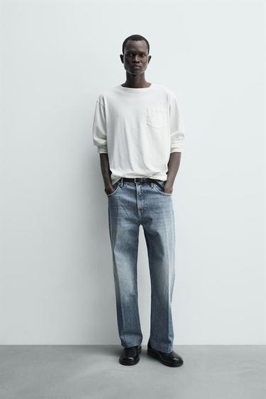 BOOTCUT FIT JEANS - Light blue by Zara