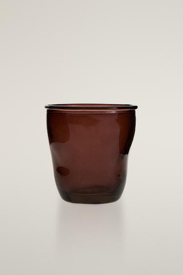 PINK GLASS TOOTHBRUSH HOLDER - Pink by Zara - Image 0