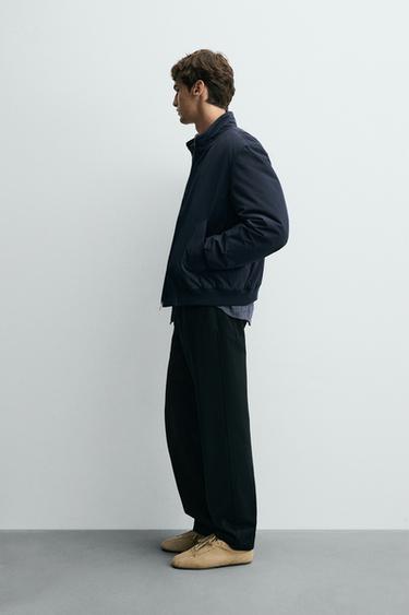 TECHNICAL BOMBER JACKET - Navy blue by Zara - Image 3