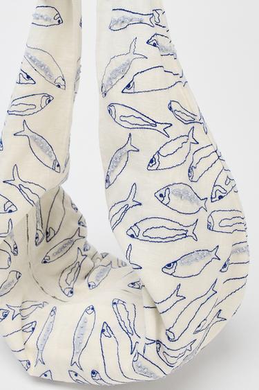DRAWSTRING BOW BAG - Ecru by Zara - Image 2