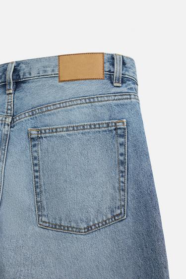 STRAIGHT FIT JEANS - Mid-blue by Zara - Image 8
