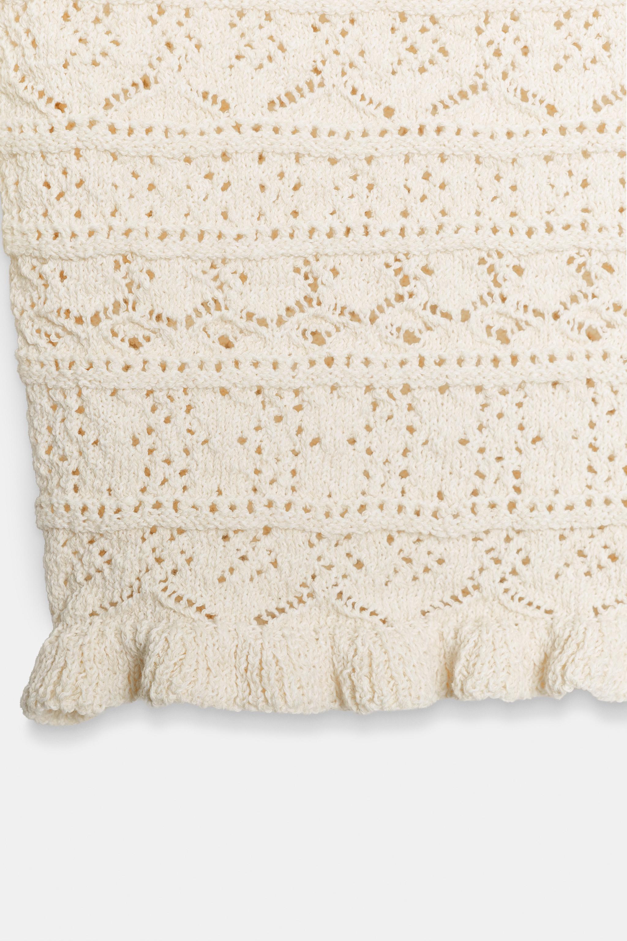 COMBINATION PUFF SLEEVE KNIT JUMPER