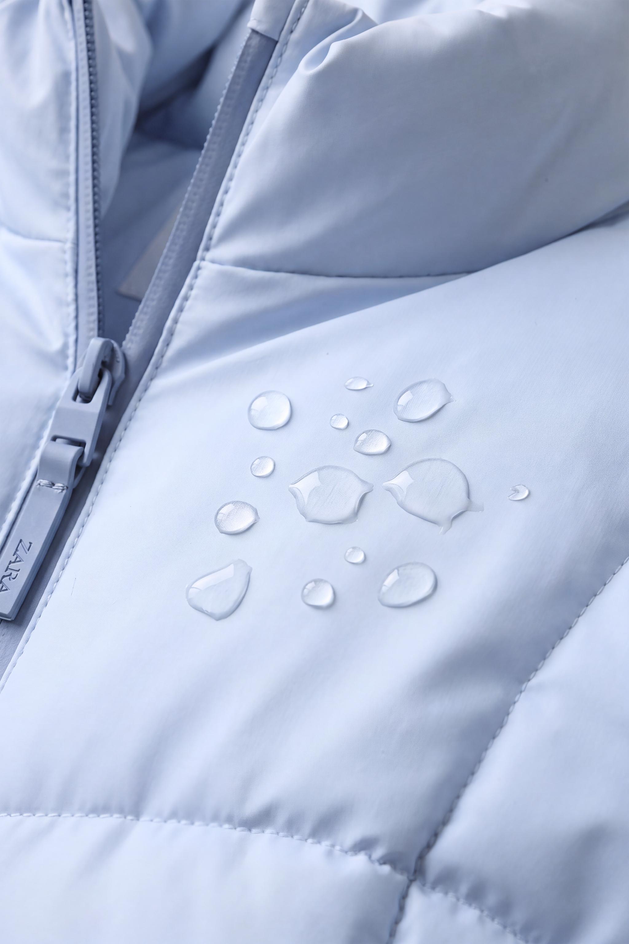 BLOUSON MATELASSÉ BRILLANT DÉPERLANT