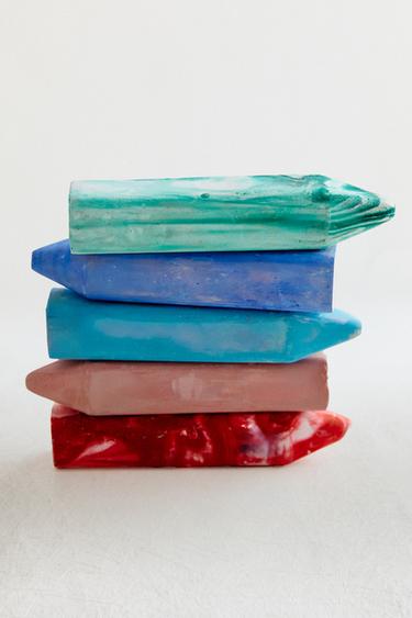 PACK OF COLOURED KIDS' CHALKS (PACK OF 36) - Multicoloured by Zara