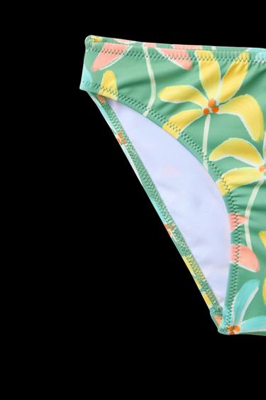 6-14 JAHRE/ BIKINI MIT PALMEN - Grün von Zara
