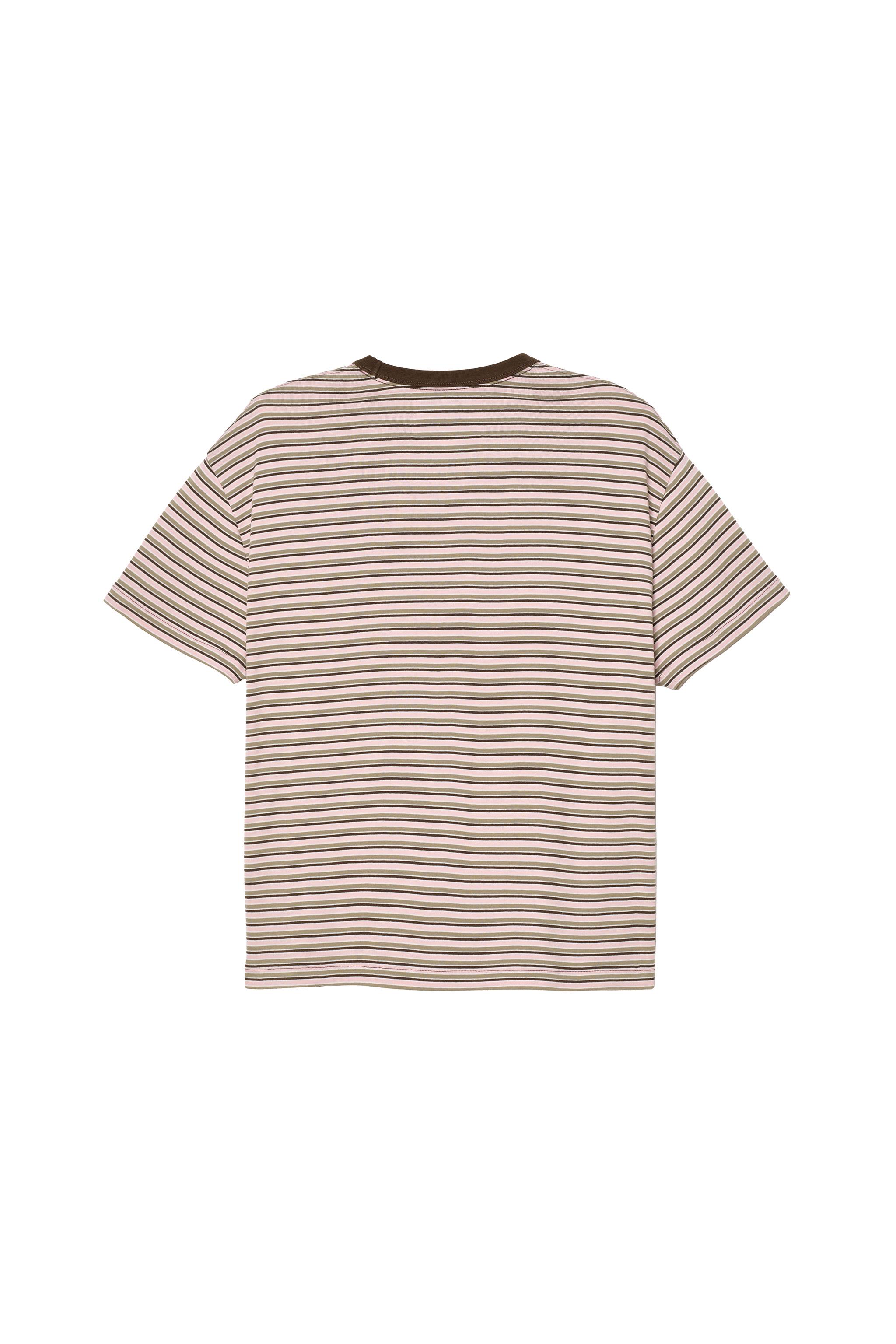 Мужские футболки Zara CROPPED STRIPED T-SHIRT — фото 4