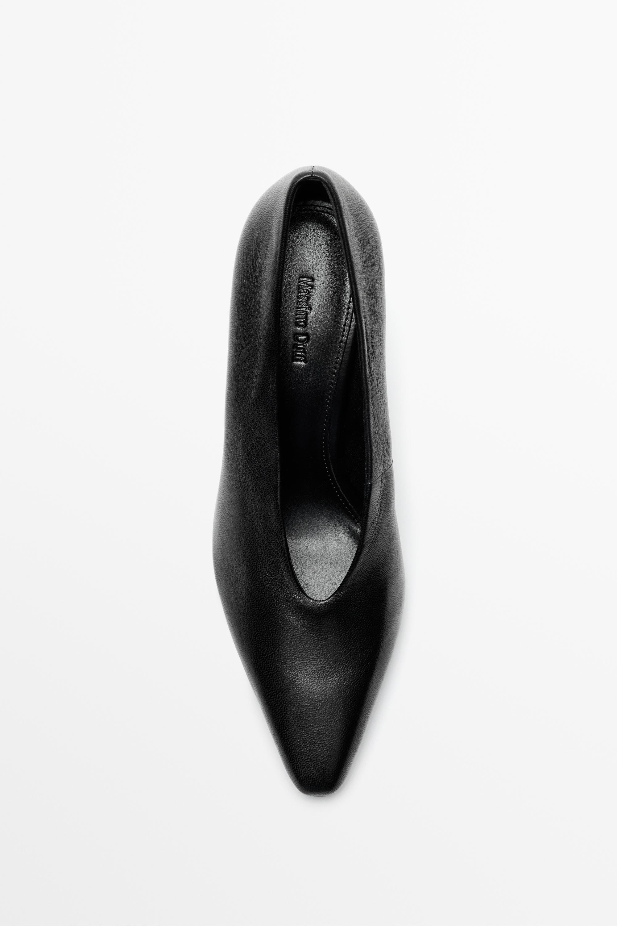 Chaussure en cuir à talon haut