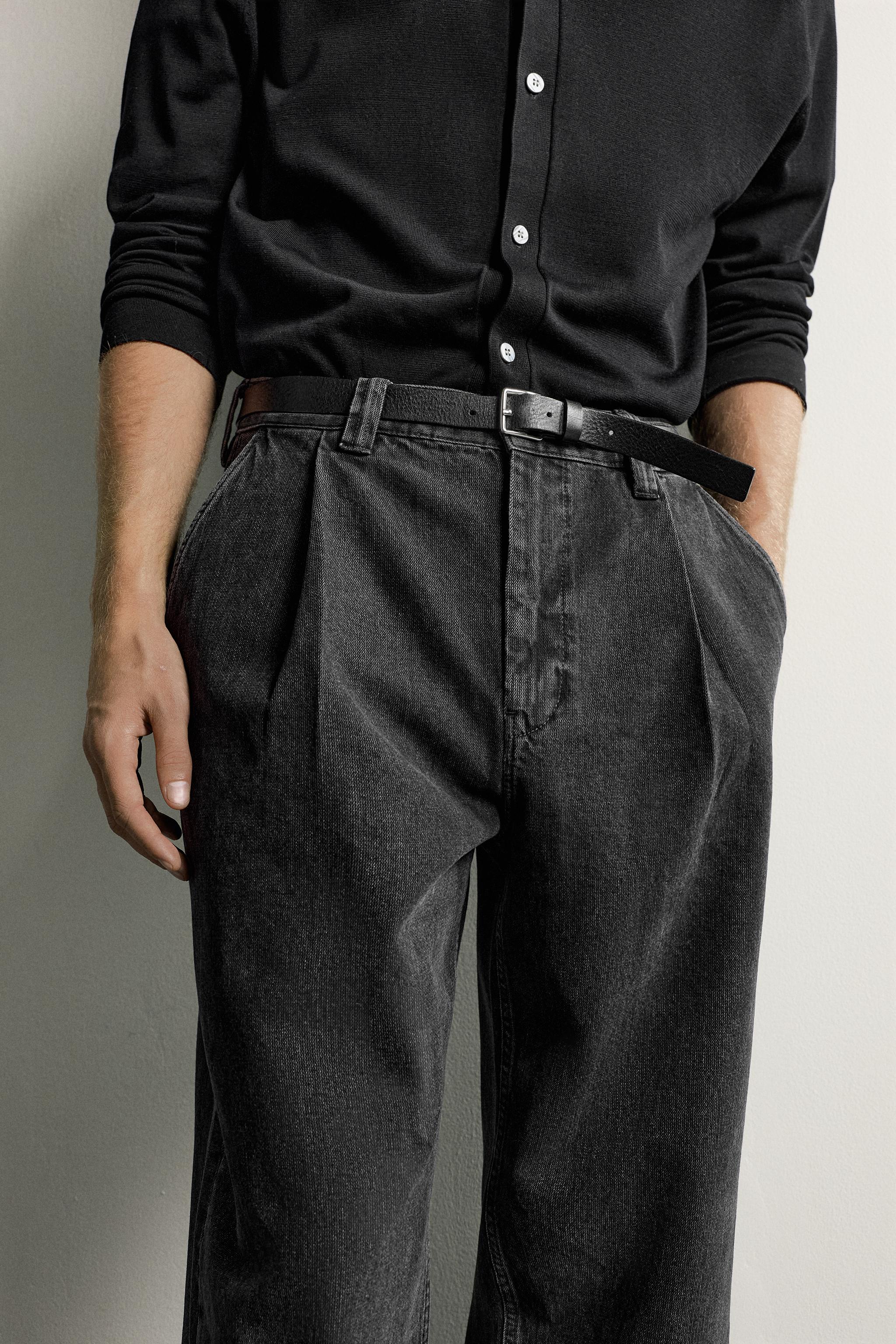 PANTALON CHINO RELAXED FIT À PLIS