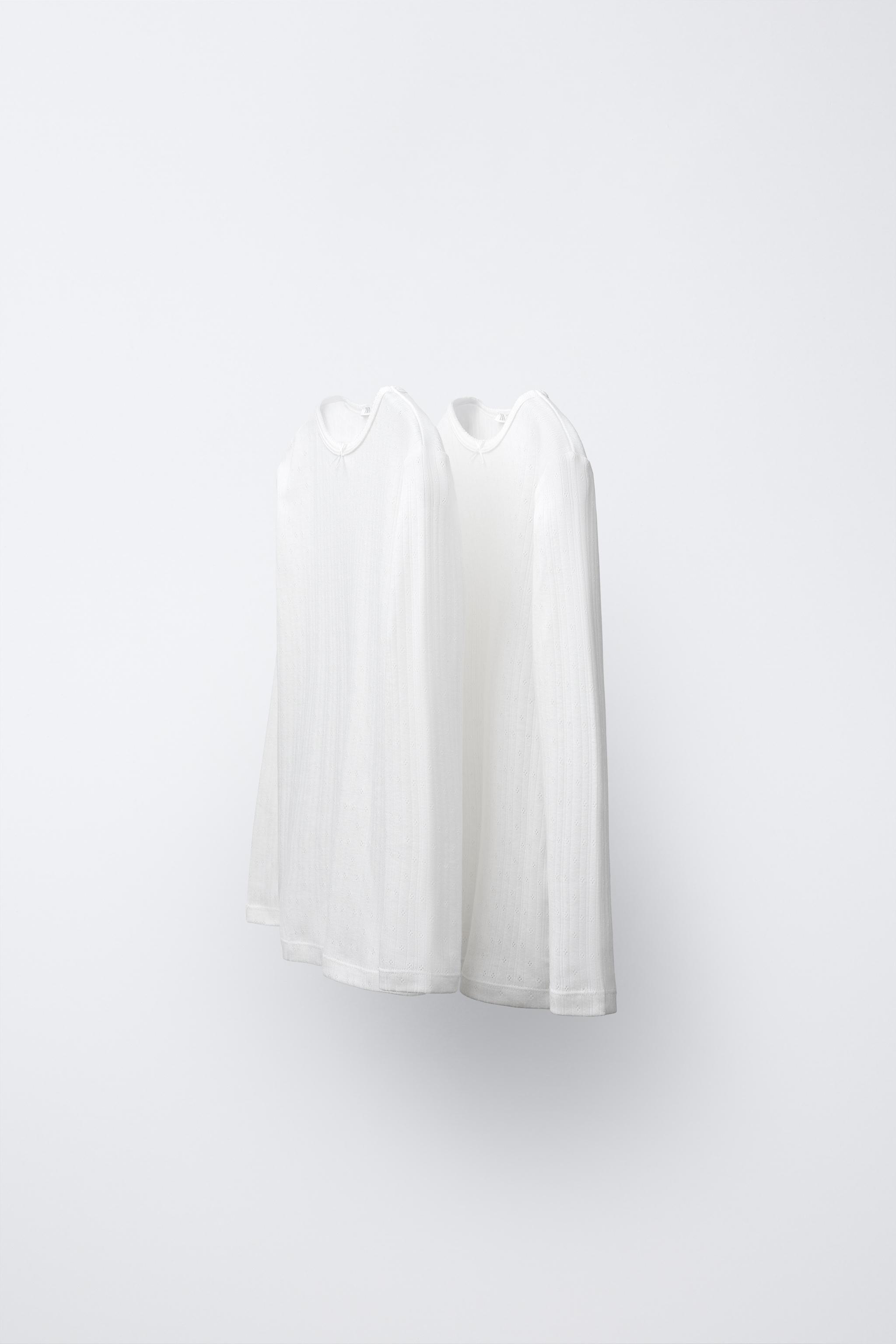 6 YEARS/ TWO-PACK OF POINTELLE T-SHIRTS