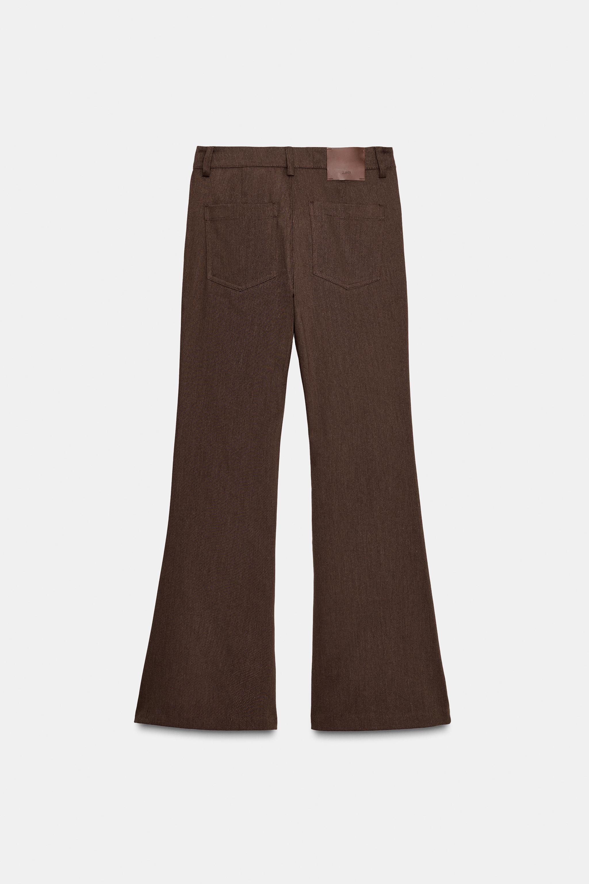 HIGH-WAISTED FLARE PANTS