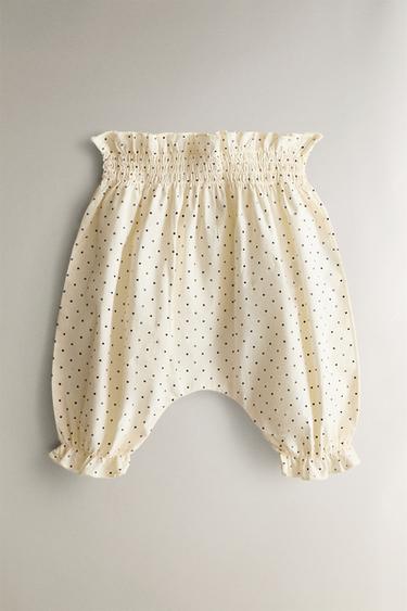 PANTALON BLOOMER BÉBÉ POIS - Crème de Zara - Image 0