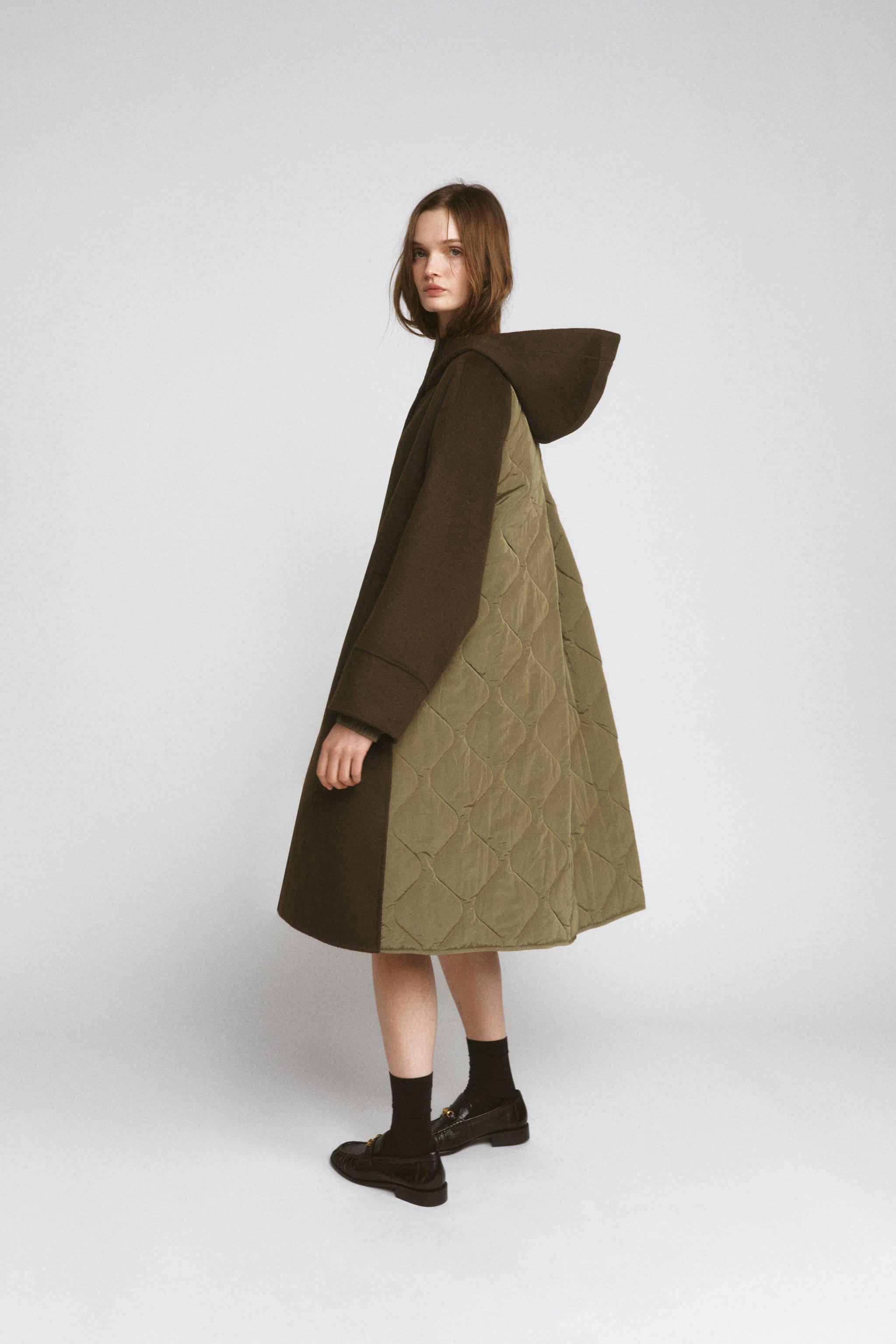 COMBINATION WOOL PARKA ZW COLLECTION LIMITED EDITION