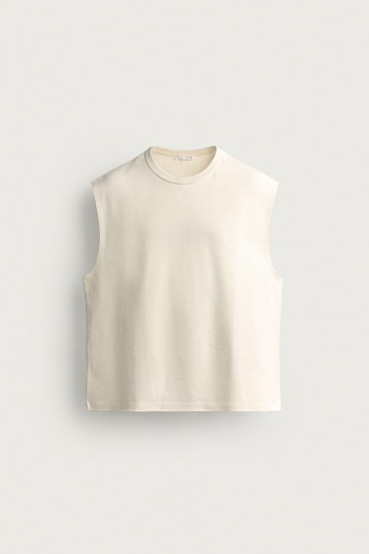 COMPACT RIBBED TANK TOP