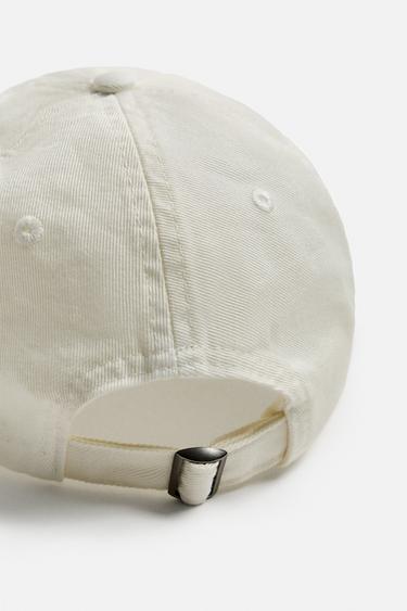 CASQUETTE STRUCTURÉE EN COTON - Écru de Zara - Image 7