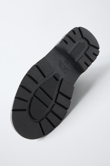BOTTES ÉLASTIQUES - Marron de Zara - Image 5