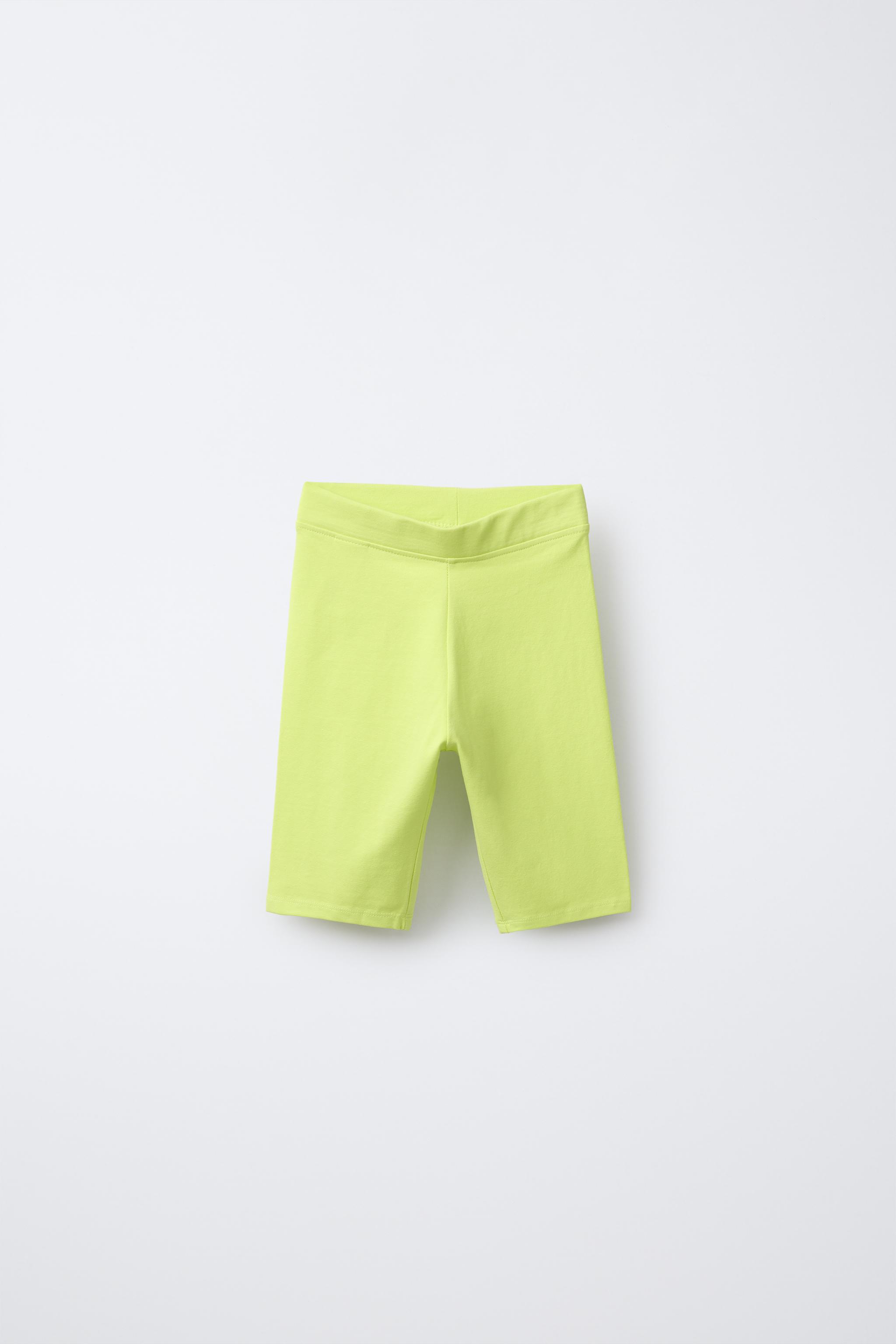 LEGGING CYCLISTE UNI Citron vert ZARA France - Main Image