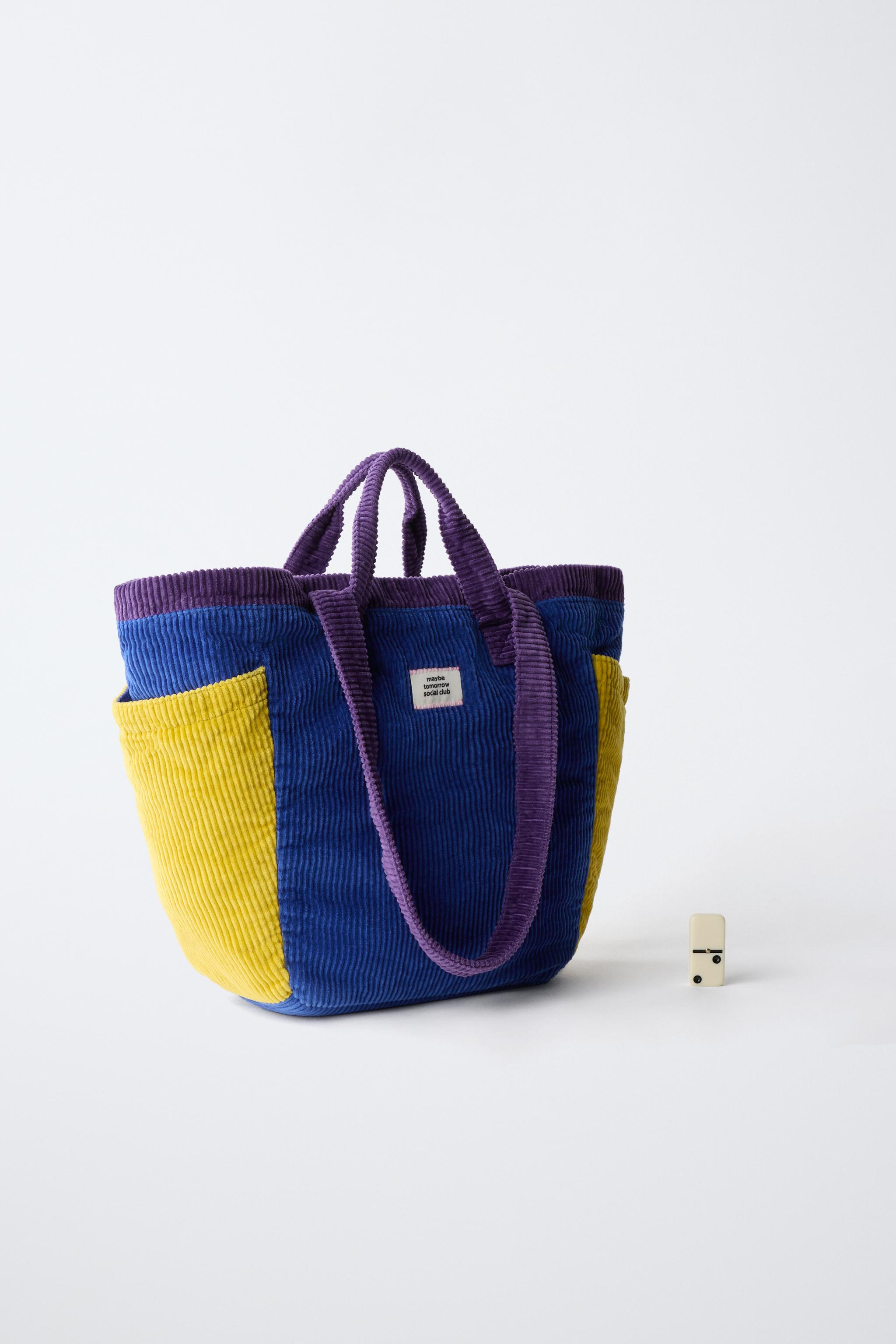 ご予約となりました。 チュニックと、トートバッグブルー カラー トートバッグ - ブルー | ZARA Japan / 日本