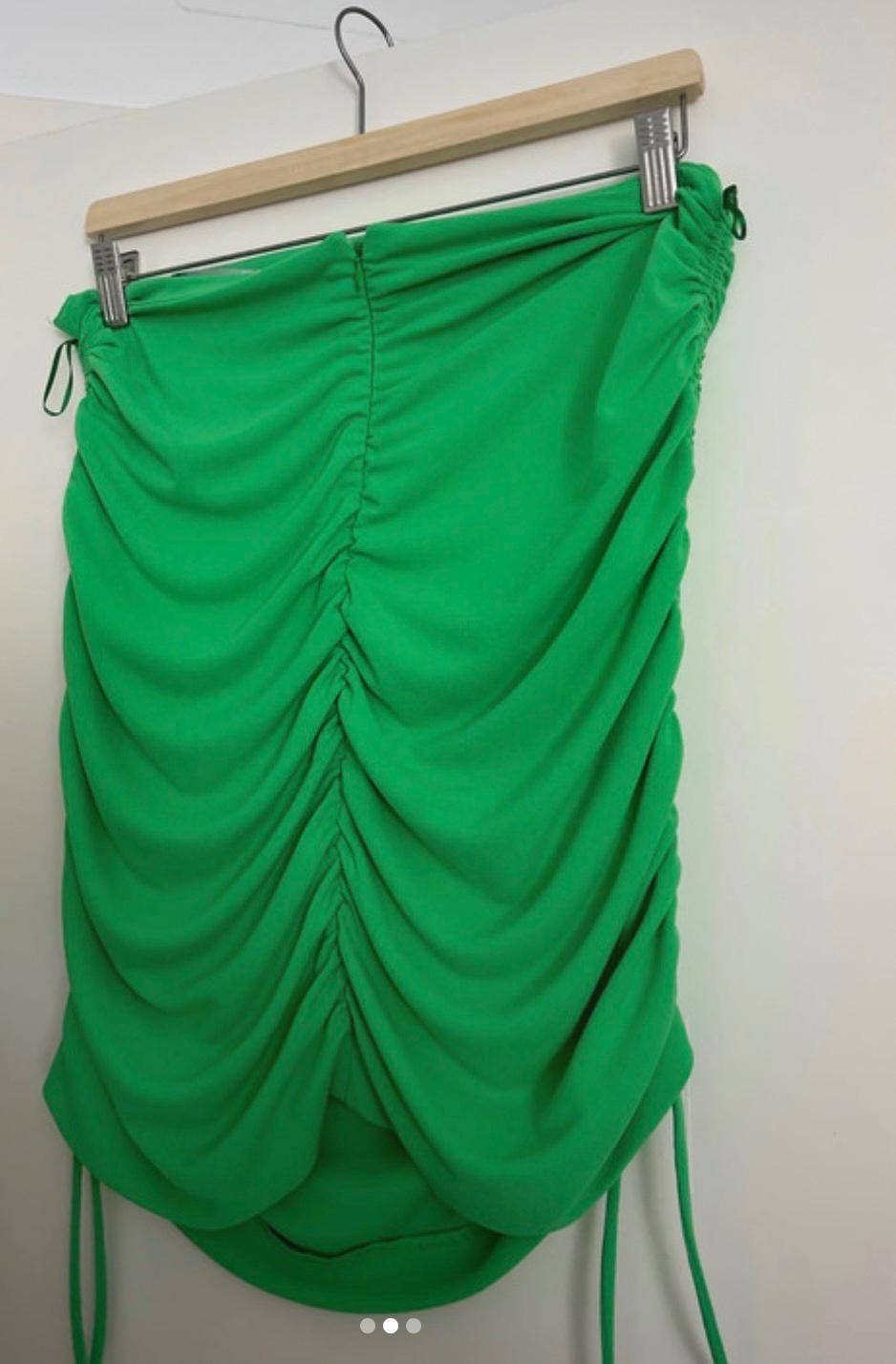 RUCHED MINI SKIRT - Image 2