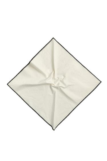 COMBINED TEXTURED BANDANA - Oyster-white by Zara