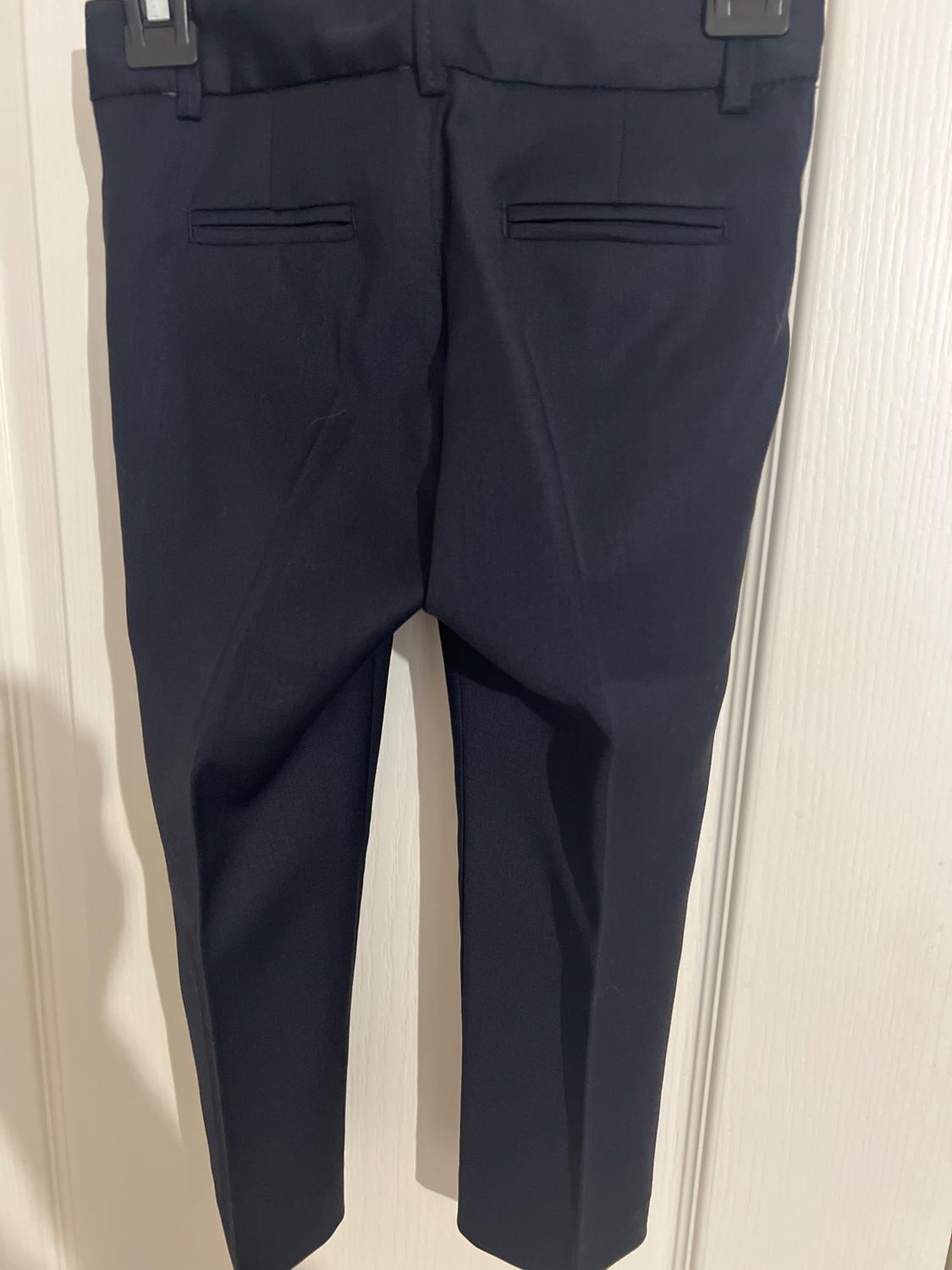 ZARA KIDS BOYS NAVY SUIT PANTS EXTRA FINE WOOL - Image 3