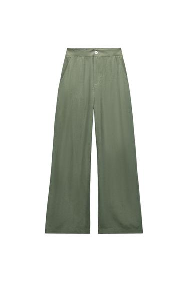 LOOSE-FITTING WIDE-LEG TROUSERS