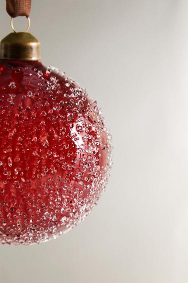 DÉCORATION SAPIN BOULE BULLES NOËL - Rouge de Zara - Image 3