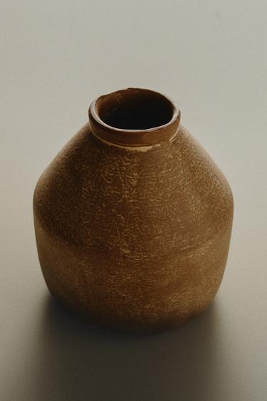 JARRÓN PEQUEÑO METÁLICO - Arena de Zara