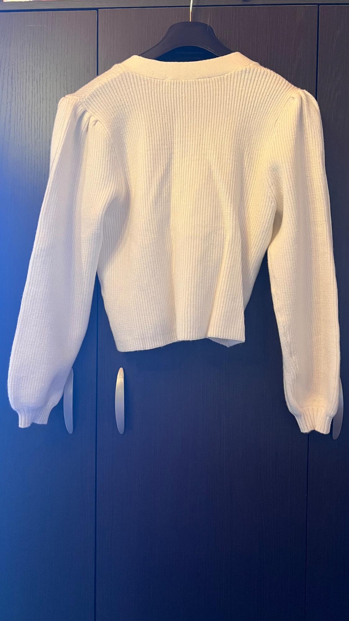 PUFF SLEEVE KNIT TOP - Image 3