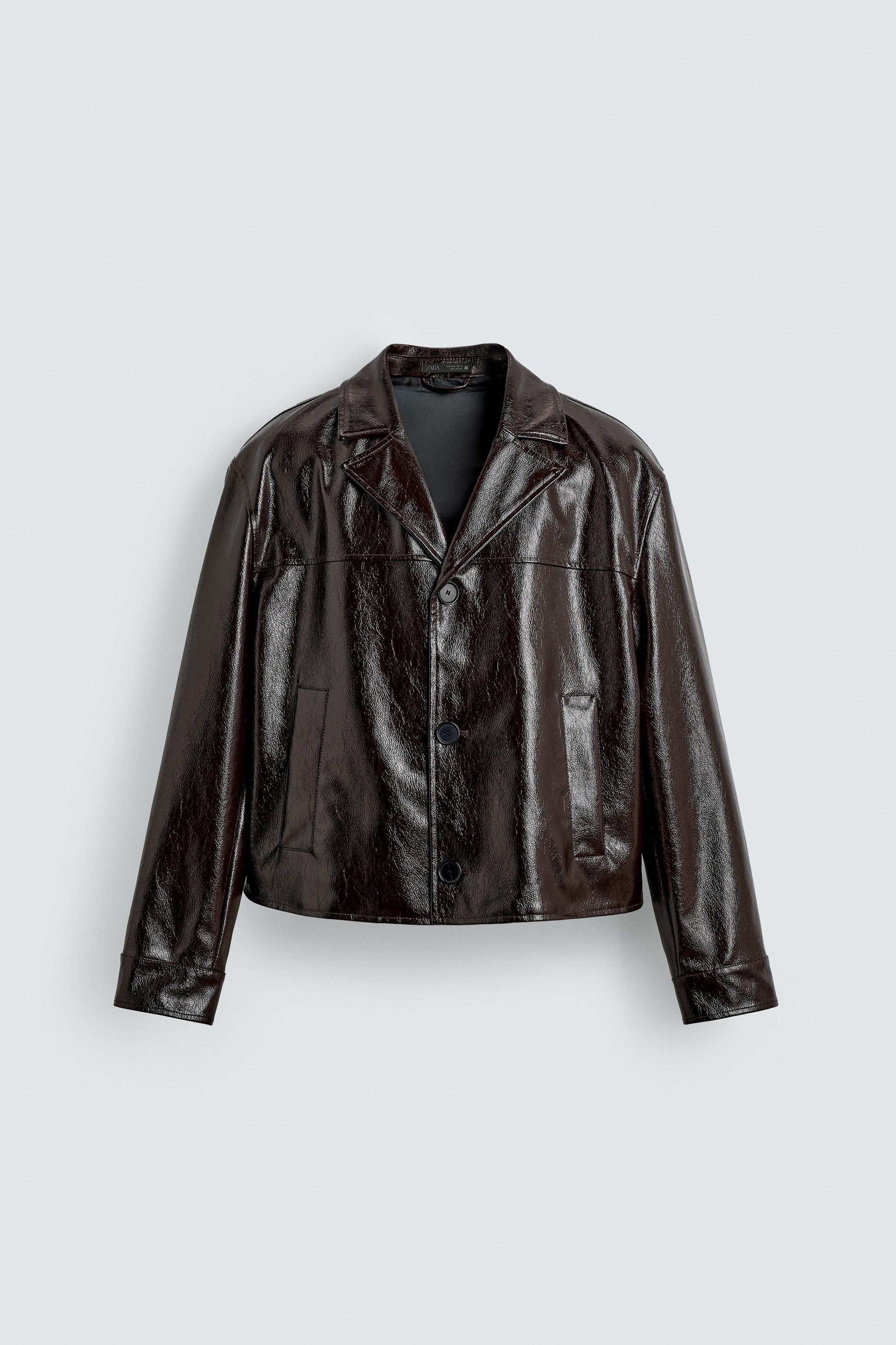 FAUX LEATHER JACKET