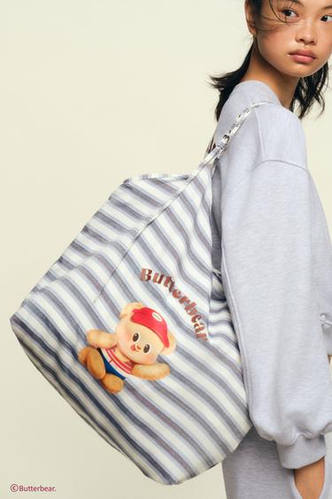 BUTTERBEAR © TOTE BAG - Blue by Zara