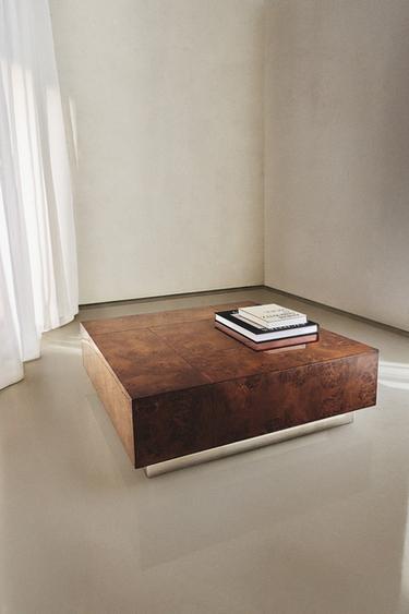 ROOT WOODEN COFFEE TABLE - Khaki by Zara